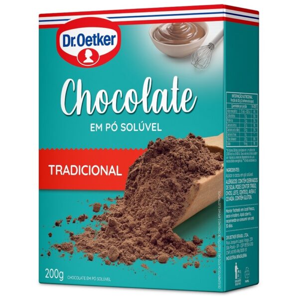 Chocolate Em Pó Solúvel Dr. Oetker Tradicional