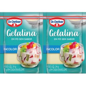 Gelatina Em Pó Incolor Sem Sabor – Dr. Oetker