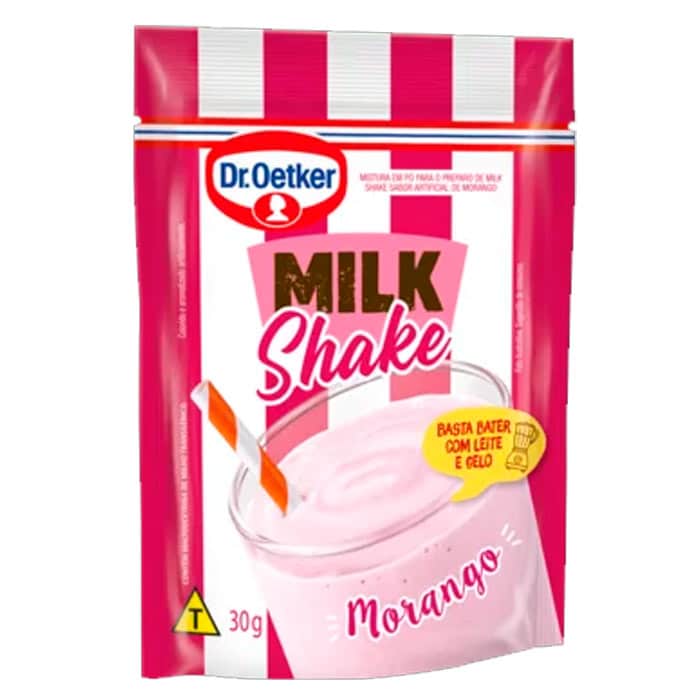 Milk Shake Morango 34G