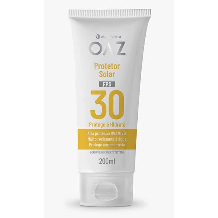 Protetor Solar OAZ 30 FPS CREME – 200 ml