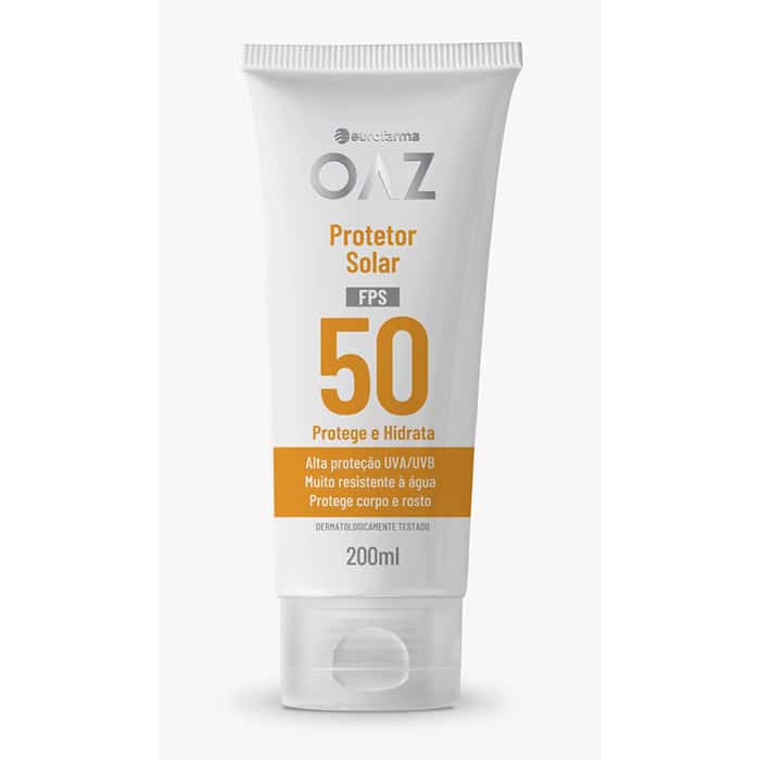 Protetor Solar OAZ 50 FPS CREME – 200 ml